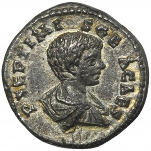 Römisches Reich, Geta, Denarius