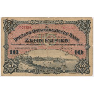 Niemcy, Afryka Wschodnia, 10 rupii 1905