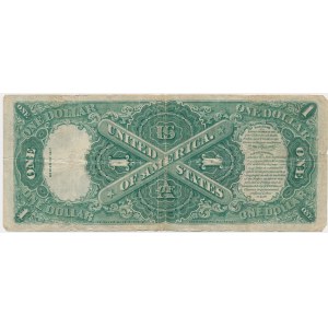 USA, Red Seal, 1 dolar 1917 - Speelman & White -