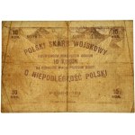 Polnischer Militärschatz, 10 Kronen 1914 - zweite Ausgabe - RARE