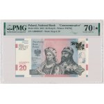 20 złotych 2015 - 1050 rocznica chrztu Polski - PMG 70 ★