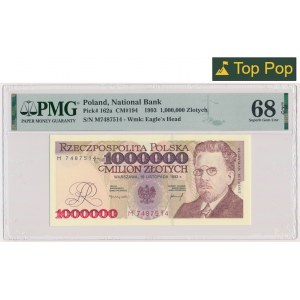 1 milion złotych 1993 - M - PMG 68 EPQ