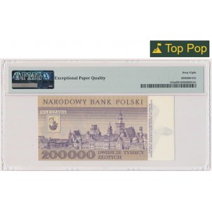 200.000 złotych 1989 - E - PMG 68 EPQ