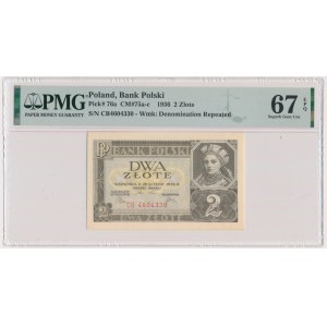 2 Gold 1936 - CB - PMG 67 EPQ