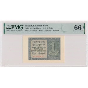 1 złoty 1941 - AF - PMG 66 EPQ