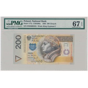 200 złotych 1994 - DM - PMG 67 EPQ