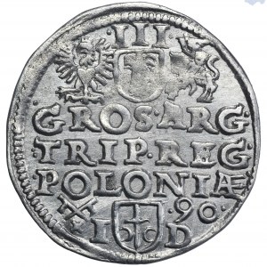 Sigismund III Vasa, 3 Groschen Posen 1590