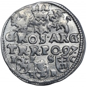 Zygmunt III Waza, Trojak Bydgoszcz 1597 - bez kokardy