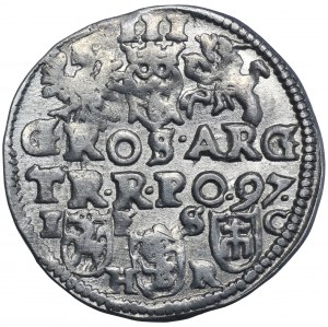 Zygmunt III Waza, Trojak Bydgoszcz 1597 - bez kokardy