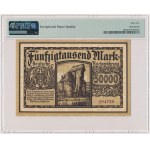 Danzig, 50.000 Mark 1923 - PMG 65 EPQ