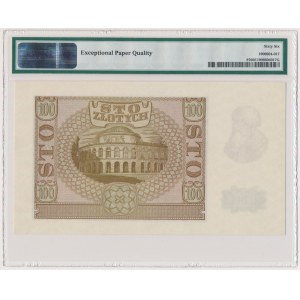 100 Zloty 1940 - ZWZ - B - PMG 66 EPQ