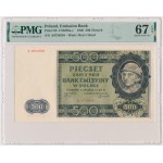 500 Zloty 1940 - A - PMG 67 EPQ