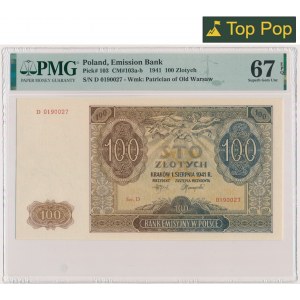 100 Gold 1941 - D - PMG 67 EPQ