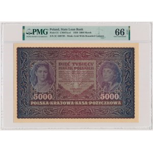 5,000 marks 1920 - II Series C - PMG 66 EPQ