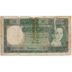 Iraq, 1/4 Dinar 1931 (1942)