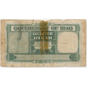 Iraq, 1/4 Dinar 1931 (1942)