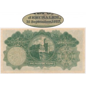 Palästina, £1 1927 - RARE ANNIVERSARY -.