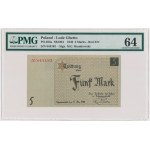 5 Mark 1940 - red serial number - PMG 64