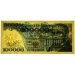 100.000 złotych 1990 - AS 0000242 - PMG 67 EPQ - niski numer seryjny