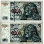 Germany, BDR, 10 Mark 1980 (2 pcs.)