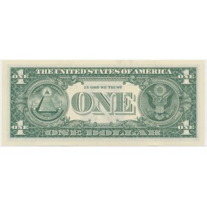 USA, Green Seal, 1 dolar 2017 ★ - Carranza & Mnuchin -