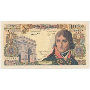 Francja, 100 nowych franków 1962