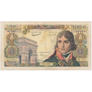 Frankreich, 100 neue Francs 1961