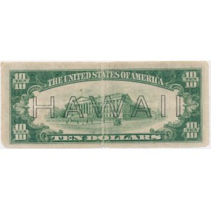 USA, Brown Seal, 10 dolarów 1934 - Julian & Morgenthau -