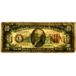 USA, Brown Seal, 10 dolarów 1934 - Julian & Morgenthau -