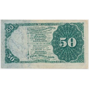 USA, Green Seal, 50 Cents 1801