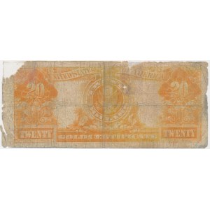 USA, Gold Certificate, 20 dolarów 1922 - Speelman & White -