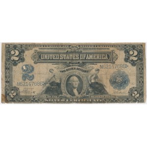 USA, Silver Certificate, 2 dolary 1899 - Elliot & Burke -