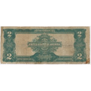 USA, Silver Certificate, 2 dolary 1899 - Elliot & Burke -