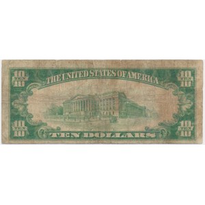 USA, Pennsylvania, $10 1929 - Jones &amp; Woods -.