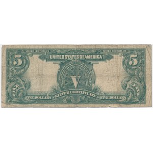 USA, Silver Certificate, 5 Dollars 1899 - Speelman & White -