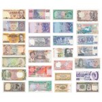 Lot, big mix of foreign and polish banknotes (122 pcs.)