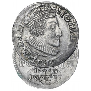 Sigismund III Vasa, 3 Groschen Olkusz 1589