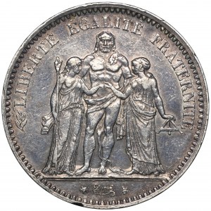 France, III Republic, 5 Francs Paris 1876 A