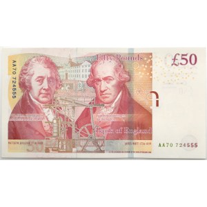 Wielka Brytania, 50 funtów 2010