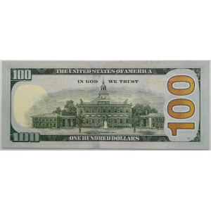 USA, Green Seal, 100 dolarów 2017 ★ - Mnuchin & Carranza -