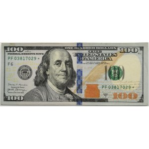 USA, Green Seal, 100 Dollars 2017 ★ - Mnuchin & Carranza -
