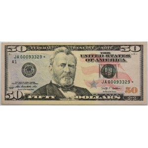 USA, Green Seal, 50 Dollars 2009 ★ - Cabral & Paulson -