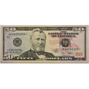 USA, Green Seal, 50 dolarów 2009 ★ - Cabral & Paulson -