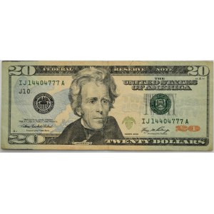 USA, Green Seal, 20 dolarów 2006 - Cabral & Paulson -