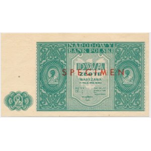 2 złote 1946 - SPECIMEN -