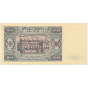 20 gold 1948 - HM 98... - plasticized paper