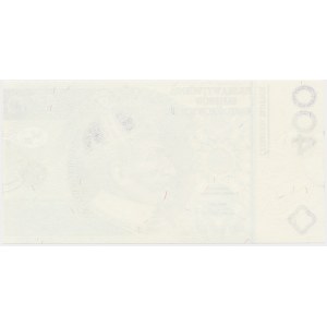 PWPW, 400 zloty 1996 - clean reverse -.