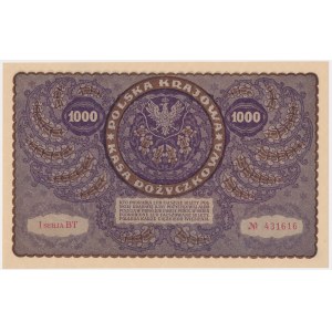 1.000 Mark 1919 - 1. Serie BT -