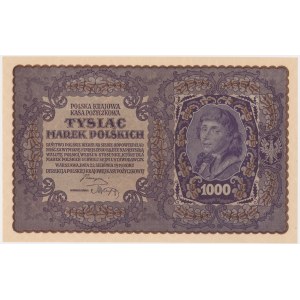 1.000 marek 1919 - II Serja Y - PIĘKNE