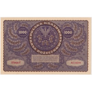 1,000 marks 1919 - II Series Y - BEAUTIFUL
